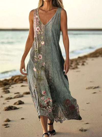 Lisa - Dress with totem print