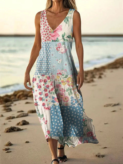 Lisa - Dress with totem print