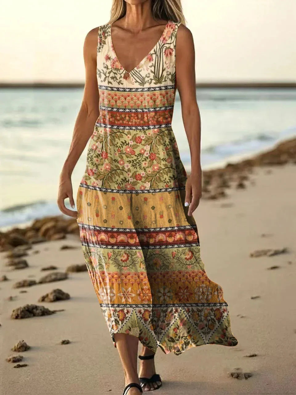 Lisa - Dress with totem print